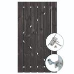 Zwart grenen poort | Hoogte 190 cm | Incl. hang & sluitwerk, 1 tot 2 meter, Nieuw, IJzer, Minder dan 3 meter
