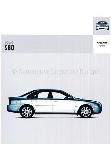 2004 VOLVO S80 BROCHURE NEDERLANDS beschikbaar voor biedingen