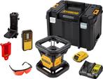 DeWALT DCE074D1R Volautomatische Roterende Laser Rood 18V, Verzenden, Nieuw