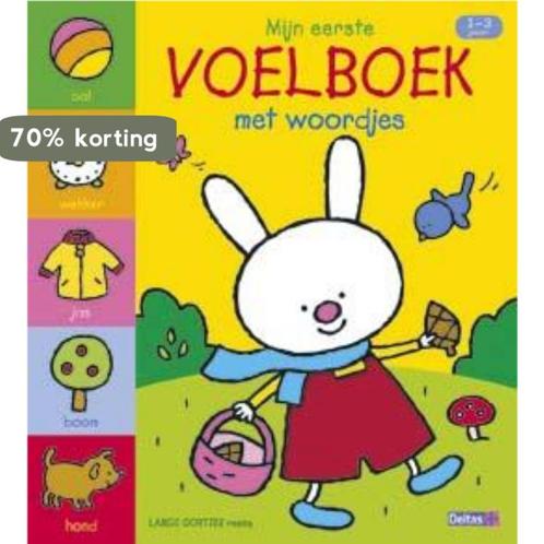 Mijn eerste voelboek met woordjes / 1-3 jaar / Lange Oortjes, Boeken, Kinderboeken | Baby's en Peuters, Gelezen, Verzenden