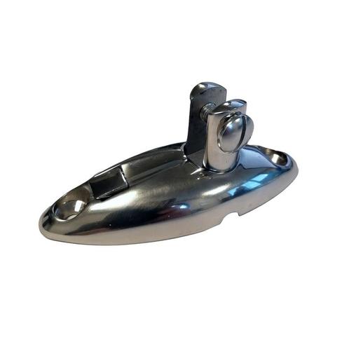 Dekplaat Uitneembaar en Draaibaar met Schroef RVS, Watersport en Boten, Bootonderdelen, Nieuw, Ophalen of Verzenden