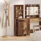 vidaXL Highboard met lade Oud hout 40 x 40,5 x 135 cm, Huis en Inrichting, Kasten | Buffetkasten, Minder dan 50 cm, Verzenden