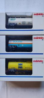 Märklin H0 - Modeltrein goederenwagon (3) - 3x Ketelwagens, Nieuw