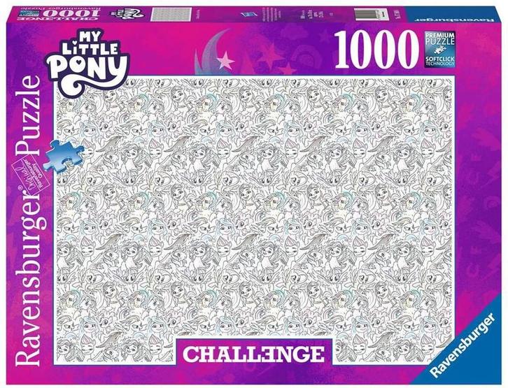 Challenge Puzzel - My Little Pony (1000 stukjes) |, Hobby en Vrije tijd, Denksport en Puzzels, Nieuw, Verzenden