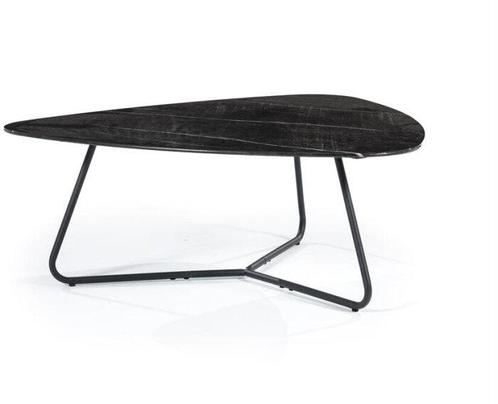 Salontafel Neno 85x95 cm Zwart | Eleonora, Huis en Inrichting, Tafels | Salontafels, Nieuw, Ophalen of Verzenden