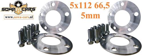 Spoorverbreders Spacers AUDI A4 A5 A6 A7 A8 Q5 5x112 5mm, Auto diversen, Tuning en Styling, Ophalen of Verzenden