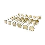 Gero verzilverde messenleggers