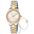 Just Cavalli - JC1L267M0085 - silver grey, Sieraden, Tassen en Uiterlijk, Horloges | Dames, Verzenden, Nieuw