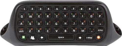 Microsoft Xbox 360 Chatpad Zwart-Excl. Headset (Xbox 360), Computers en Software, Toetsenborden, Zo goed als nieuw, Ophalen of Verzenden
