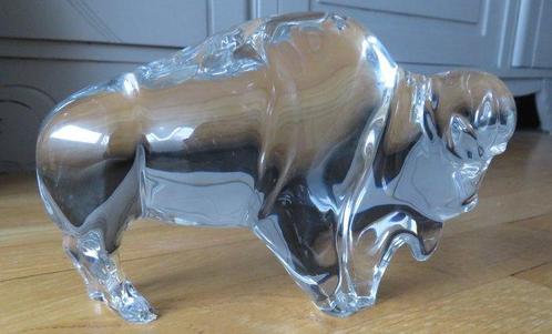 Baccarat - sculptuur, Bison - 20 cm - Kristal, Antiek en Kunst, Antiek | Glas en Kristal