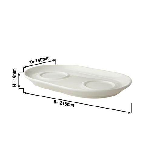 GGM Gastro | (12 stuks) LUX - Schotel voor suikerpot & |, Huis en Inrichting, Keuken | Servies, Effen, Nieuw, Kop(pen) en/of Schotel(s)