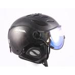 60 61 62 skihelm/snowboardhelm ALPINA CUSNA VISOR, Black, ve, Verzenden, Gebruikt