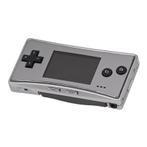 Nintendo Game Boy Micro Console - Zwart/Zilver, Spelcomputers en Games, Spelcomputers | Nintendo Game Boy, Zo goed als nieuw, Verzenden