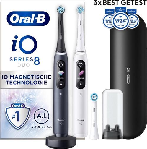 SHOWMODEL Oral-B iO 8 - Wit En Zwart - Elektrische Tandenbor, Sieraden, Tassen en Uiterlijk, Uiterlijk | Lichaamsverzorging, Nieuw