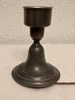 Kandelaar (2) - Tin - 2 tinnen kandelaars, Antiek en Kunst