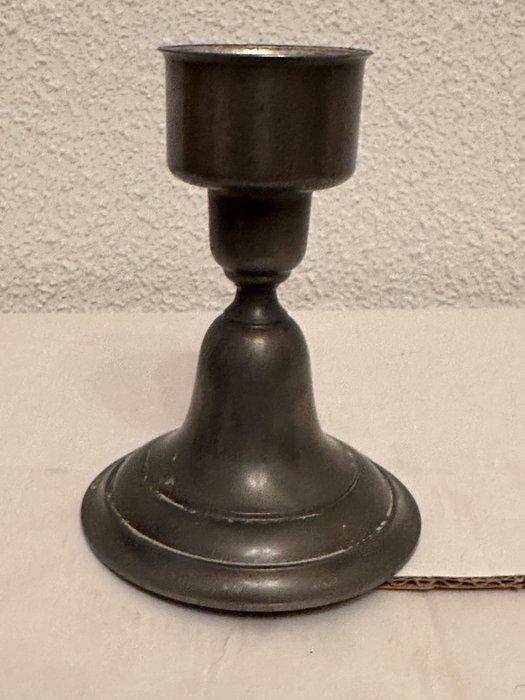 Kandelaar (2) - Tin - 2 tinnen kandelaars, Antiek en Kunst, Curiosa en Brocante