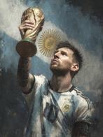 Canvas Fit-Alberto Ricardo - Messi y la eternidad del sueño, Verzamelen, Nieuw