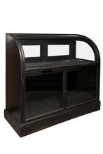 Kast - Teak - Toonbank antiek zwart