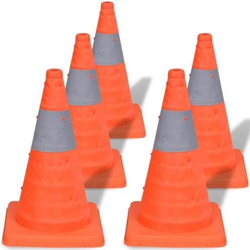 5x Uitvouwbare Verkeerskegel 42cm - Veiligheid Retourdeal..., Auto diversen, Auto-accessoires, Nieuw, Ophalen of Verzenden