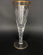 Vaas - Prachtig en zeldzaam groot huwelijksglas. - Geslepen