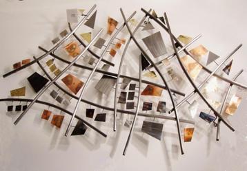 Exclusieve metalen wanddecoratie Calculation beschikbaar voor biedingen