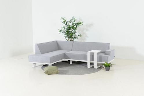 Flow. Quart chaise loungebank lead chiné |, Tuin en Terras, Tuinsets en Loungesets, Ophalen of Verzenden