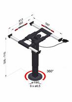 Ilse Lifttafelpoot Draai- & Schuifbaar 5946 A08, Ophalen of Verzenden, Nieuw