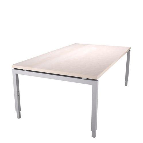 Recht N-poot bureau, 140 x 80 cm, Zakelijke goederen, Kantoor en Winkelinrichting | Kantoormeubilair en Inrichting, Ophalen of Verzenden