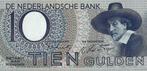 10 gulden 1943 Staalmeesters UNC, Postzegels en Munten, Bankbiljetten | Nederland, Verzenden