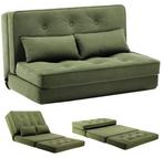 Kleine 2-zits Slaapbank | Mini Sofa met 6-traps Rugleuning, Verzenden, Nieuw