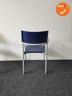 Kantinestoel - Segis Breeze - Blauw, Vergader- of Presentatieruimte, Ophalen of Verzenden, Gebruikt, Stoel