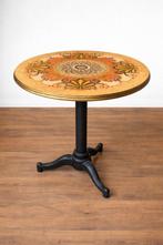 Tafel - Hout, Gietijzer - decoratieve tafel, Antiek en Kunst