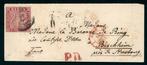Baden 1860 - Enkele frankering 9 Kr. karmin op brief naar, Gestempeld