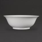 Witte Porselein Salade Schaal 33cm, Verzenden