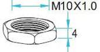 M10 Moer met fijne schroefdraad, Verzenden, Nieuw