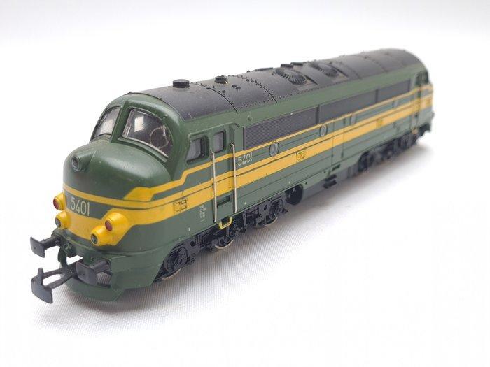 Märklin H0 - 3133 - Diesellocomotief (1) - Reeks 54 - NMBS, Hobby en Vrije tijd, Modeltreinen | H0