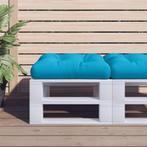 vidaXL Palletkussen stof blauw, Huis en Inrichting, Verzenden, Nieuw, Blauw