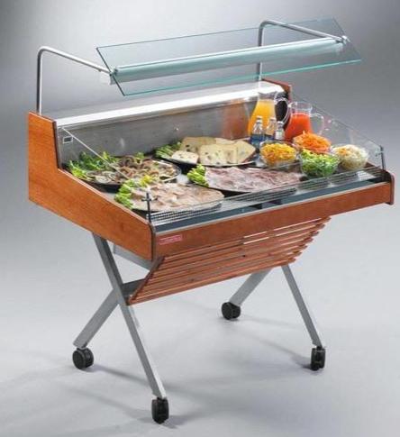 Koeltoonbank Met Glasopbouw | Self Service | Stekkerklaar..., Zakelijke goederen, Horeca | Keukenapparatuur, Verzenden