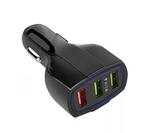 3-port USB autolader - 3,5A - Quick charge, Telecommunicatie, Autoladers, Ophalen of Verzenden, Nieuw