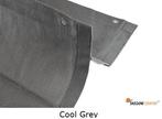 Outlet harmonicadoek  Cool Grey B290cm x D400cm, Nieuw