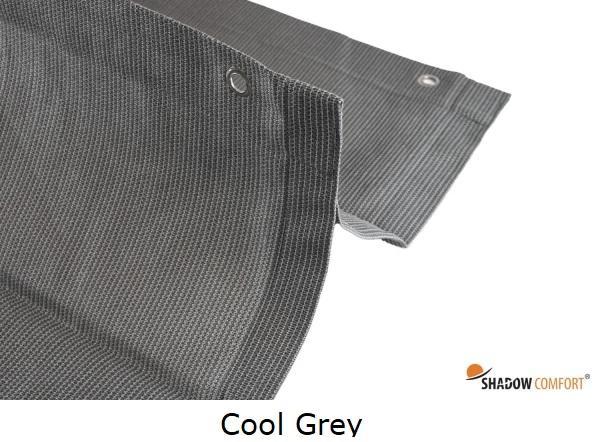 Outlet harmonicadoek  Cool Grey B290cm x D400cm, Tuin en Terras, Zonneschermen