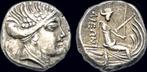 168-146bc Euboia Histiaia Ar tetrobol zilver, Verzenden
