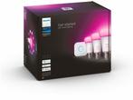 Philips Hue White and Color Ambiance - Starterkit - 3x E27, Huis en Inrichting, Lampen | Losse lampen, Verzenden, Nieuw