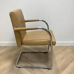 Design Vitra Visasoft vergaderstoelen, bruin leder, Huis en Inrichting, Ophalen of Verzenden, Gebruikt, Leer, Eén