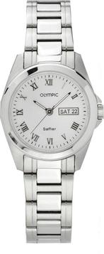Olympic OL26DSS110 Horloge - Staal - Zilverkleurig - 27 mm, Sieraden, Tassen en Uiterlijk, Horloges | Dames, Nieuw, Verzenden