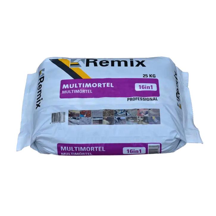 Remix Multimortel 25kg, Doe-het-zelf en Verbouw, Verwarming en Radiatoren, Nieuw, Verzenden