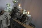 Brynxz waxinelichthouder Hooglander Brown 12 cm, Huis en Inrichting, Woonaccessoires | Kandelaars en Kaarsen, Ophalen of Verzenden