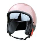 Motocubo beetle jethelm met vizier | gold pink, Nieuw met kaartje