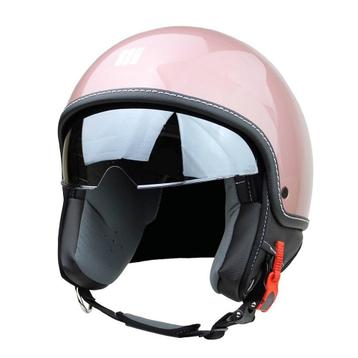 Motocubo beetle jethelm met vizier | gold pink beschikbaar voor biedingen