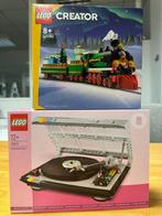 Lego - 40699 + 40700 - Lot tourne disque vintage et train, Nieuw